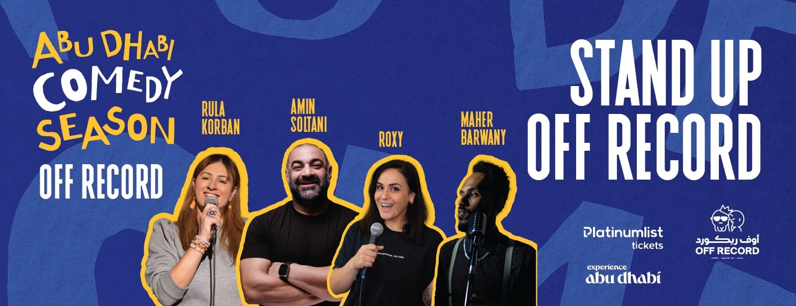 stand up off record