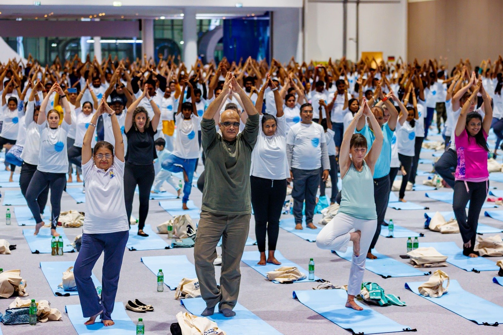 international day of yoga at adnec