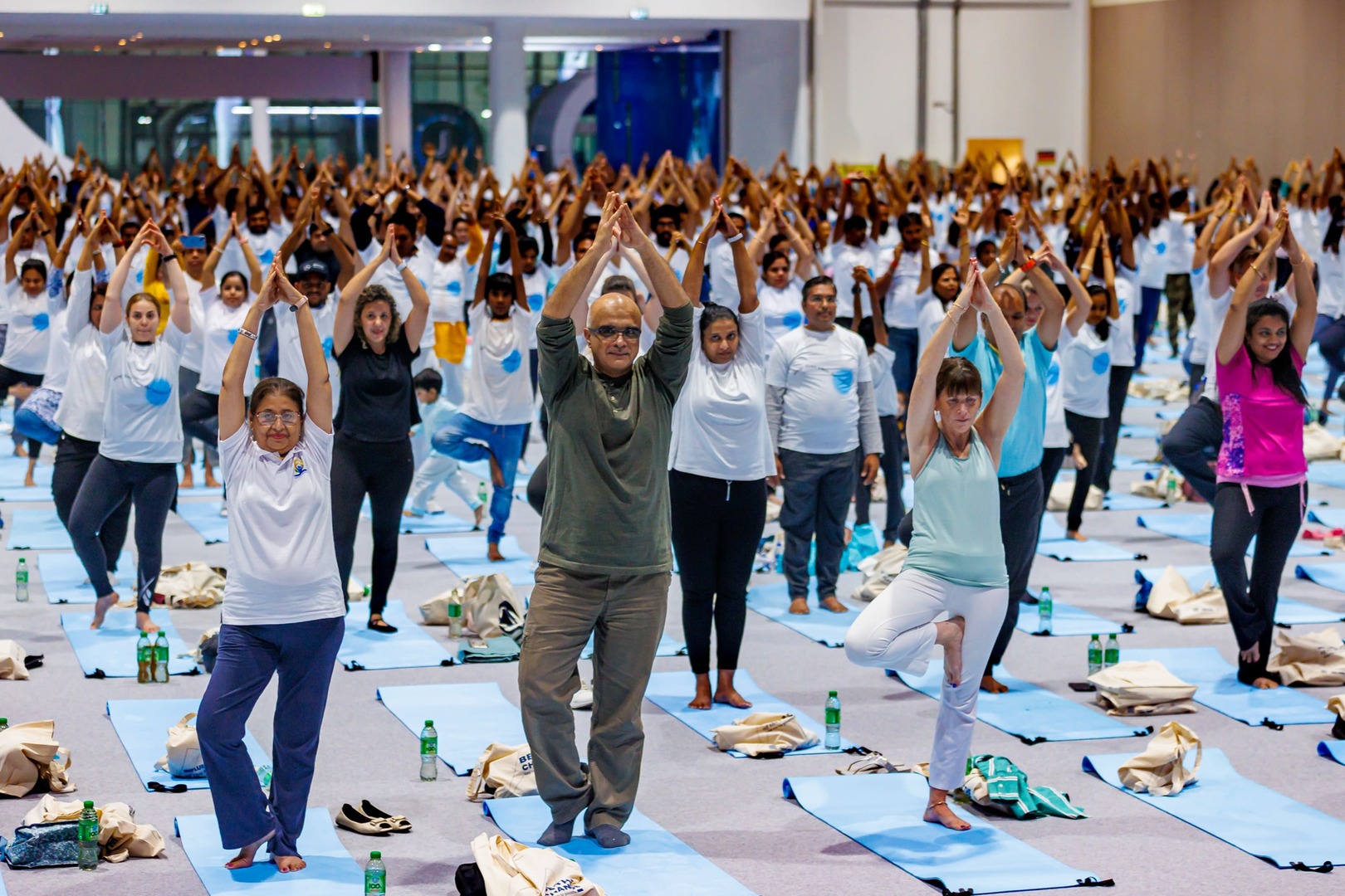 international day of yoga at adnec