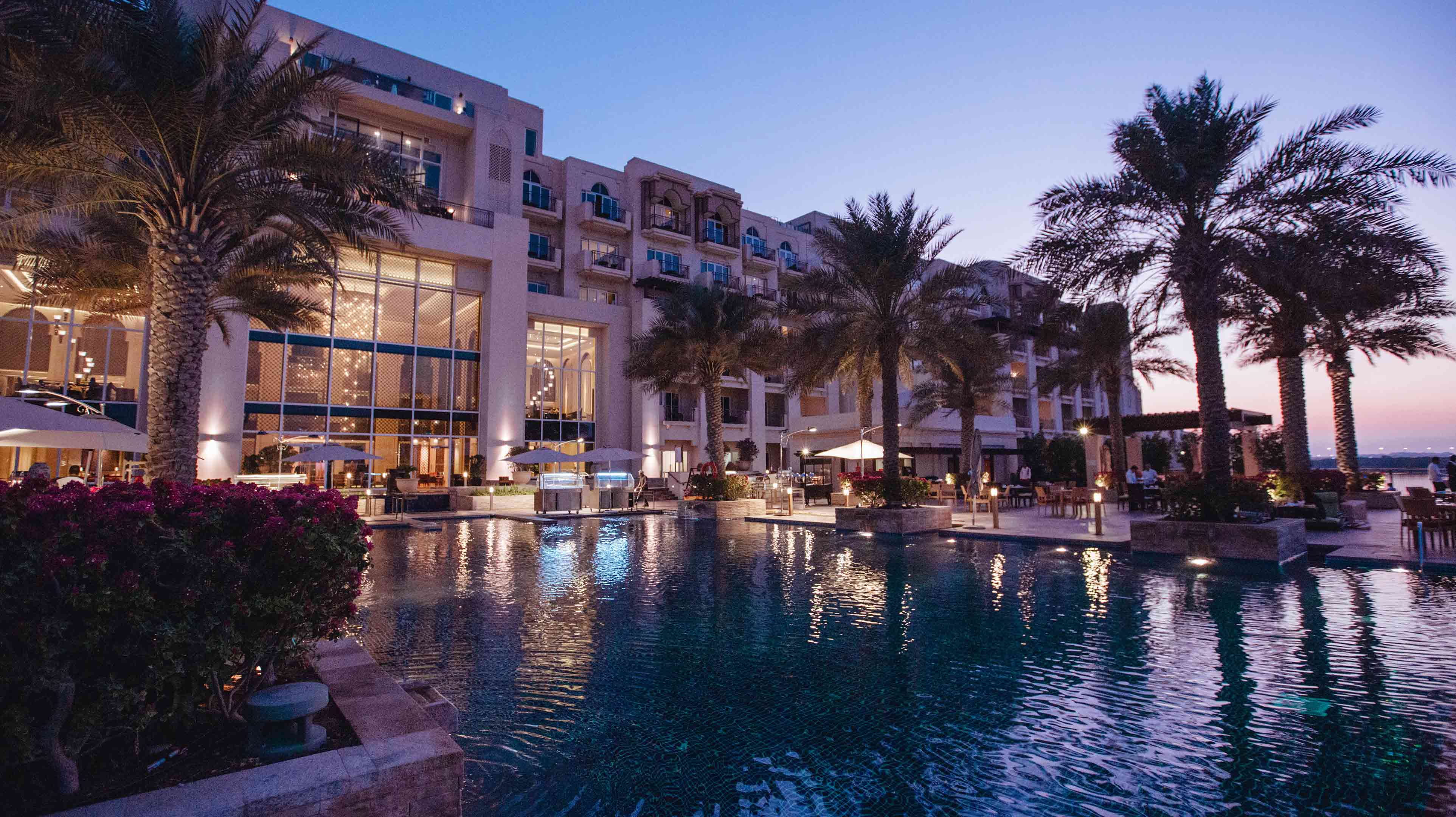 the pool deck