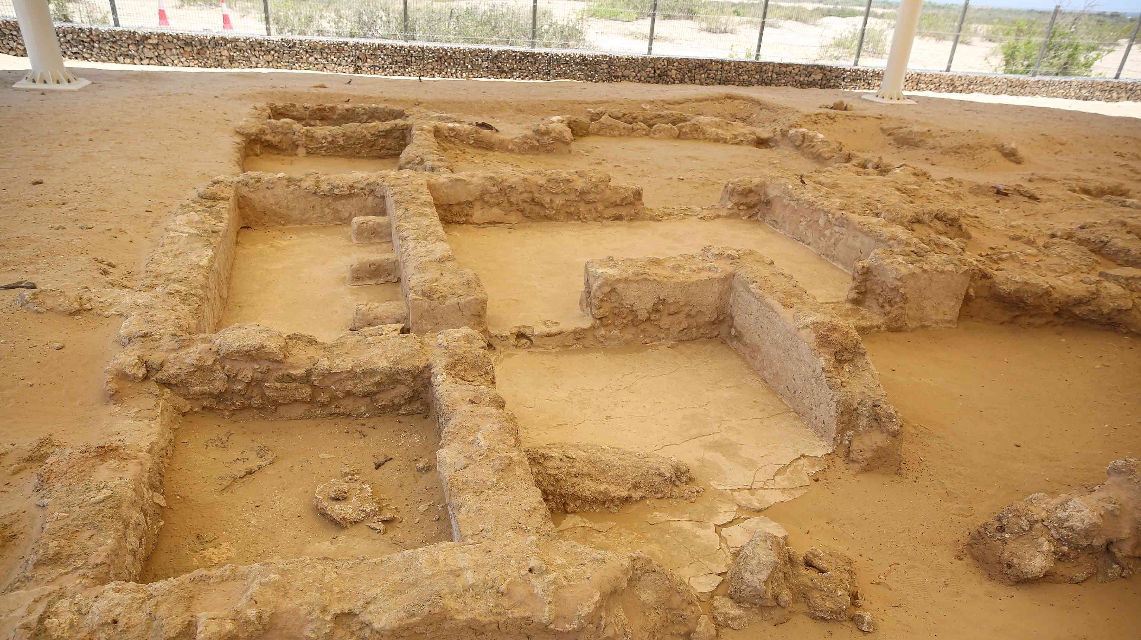The church and monastery of Sir Bani Yas Island