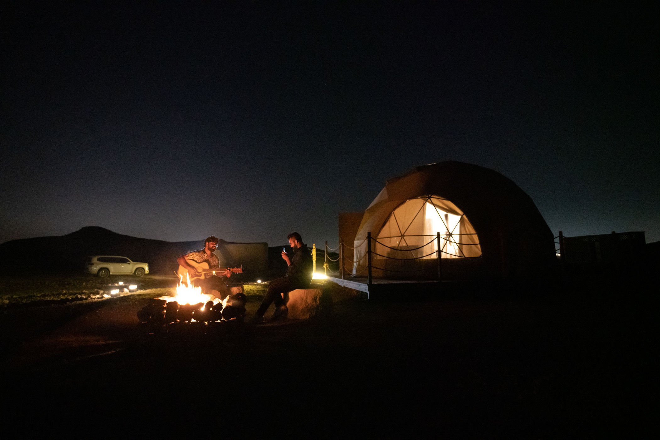 6. Camping or glamping