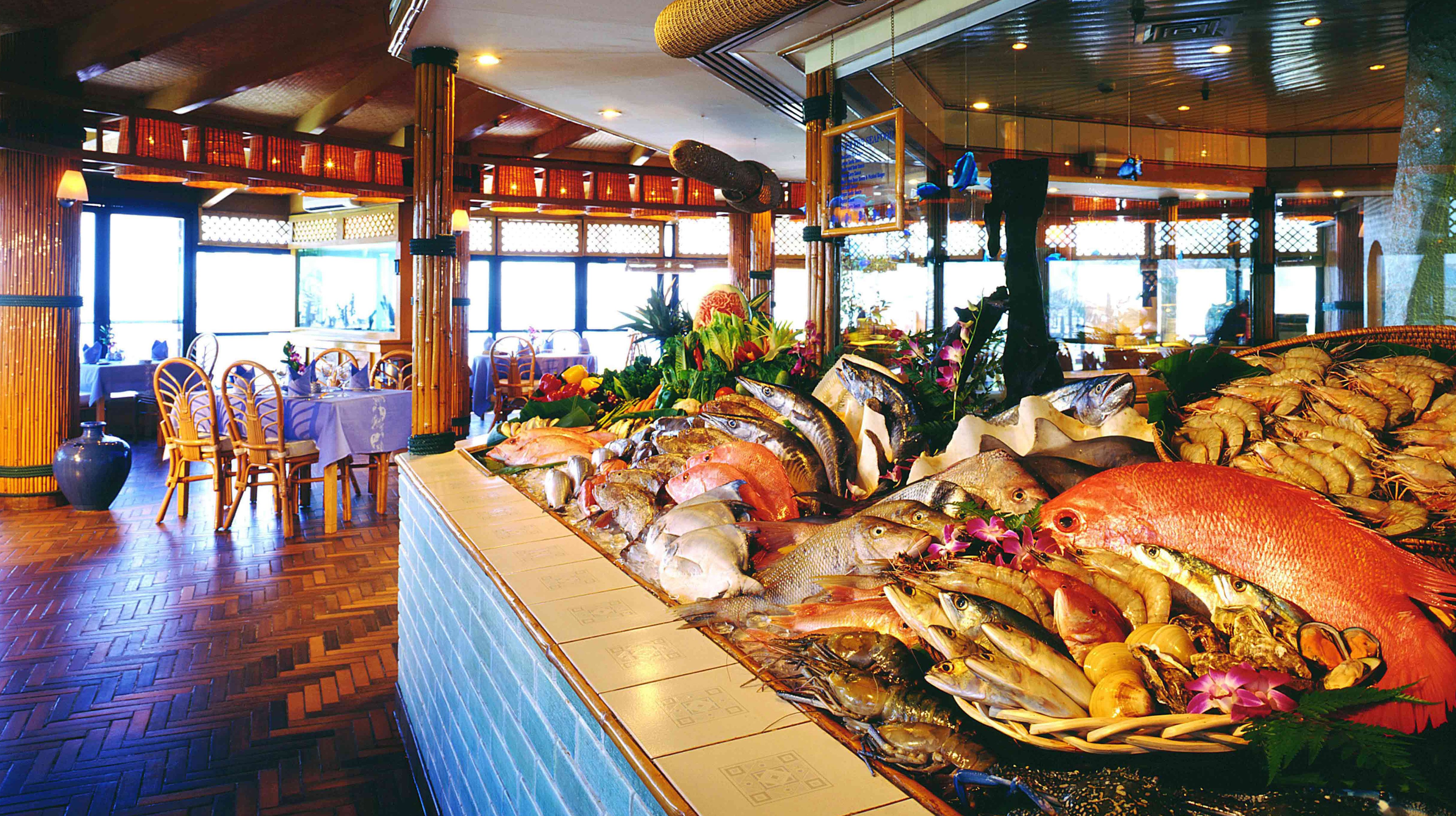 Il ristorante Fishmarket ad Abu Dhabi