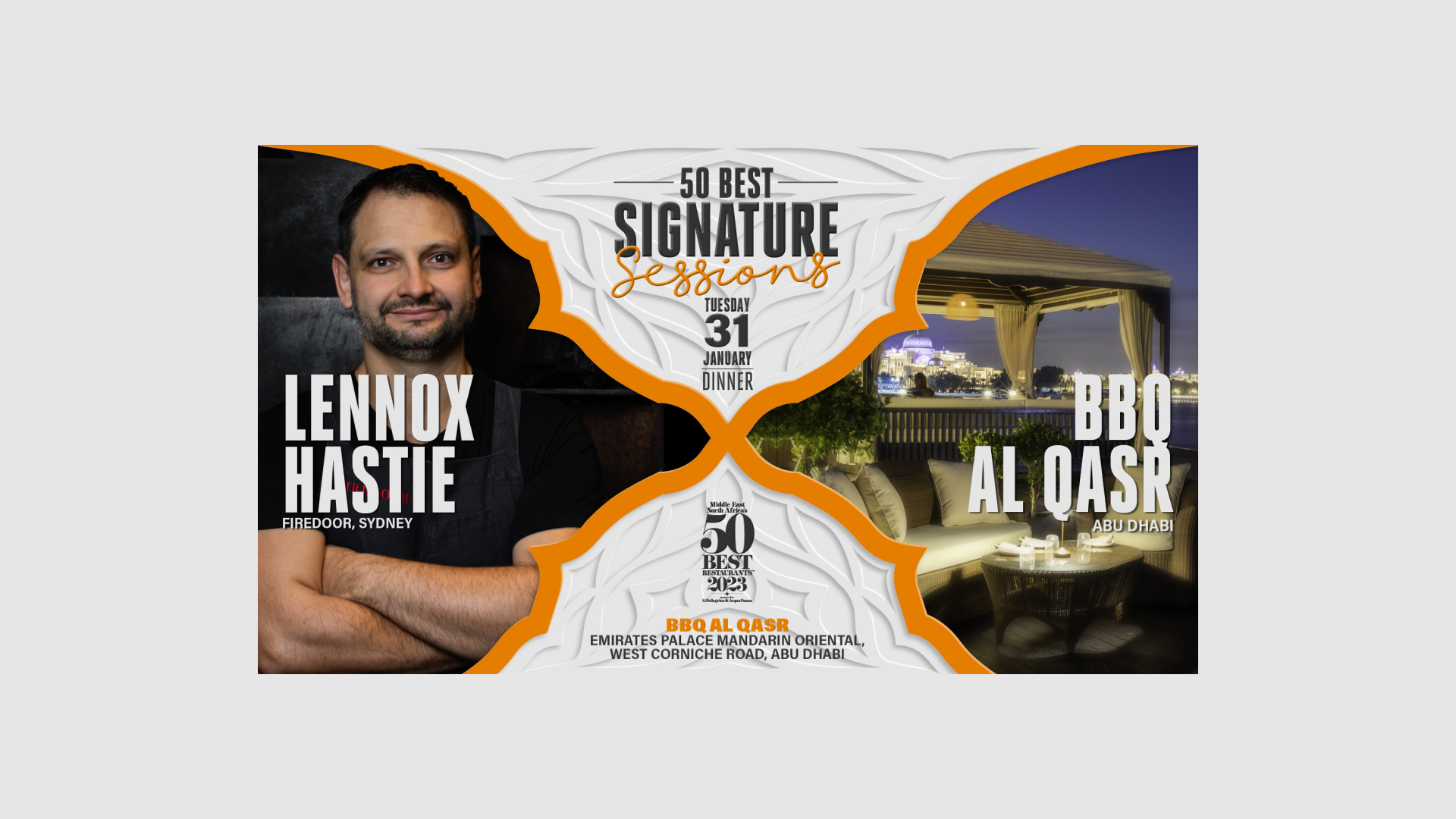 Lennox Hastie X BBQ Al Qasr