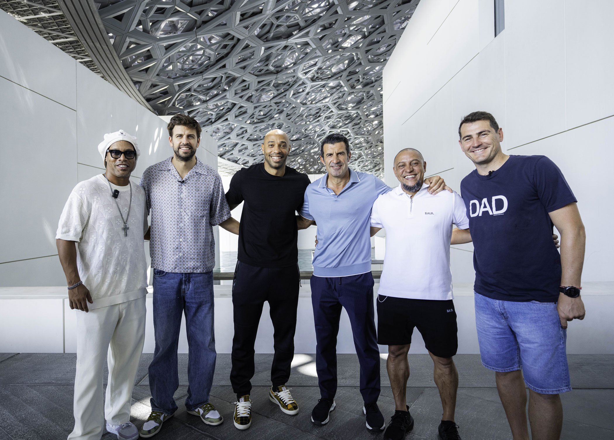 Switching football fields for Louvre Abu Dhabi