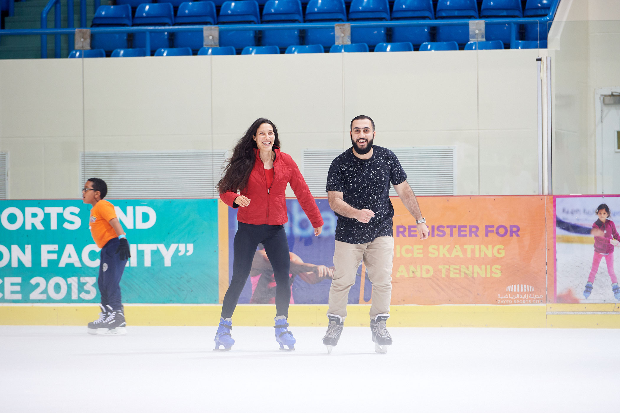 4. Iceskate at Zayed Sports City