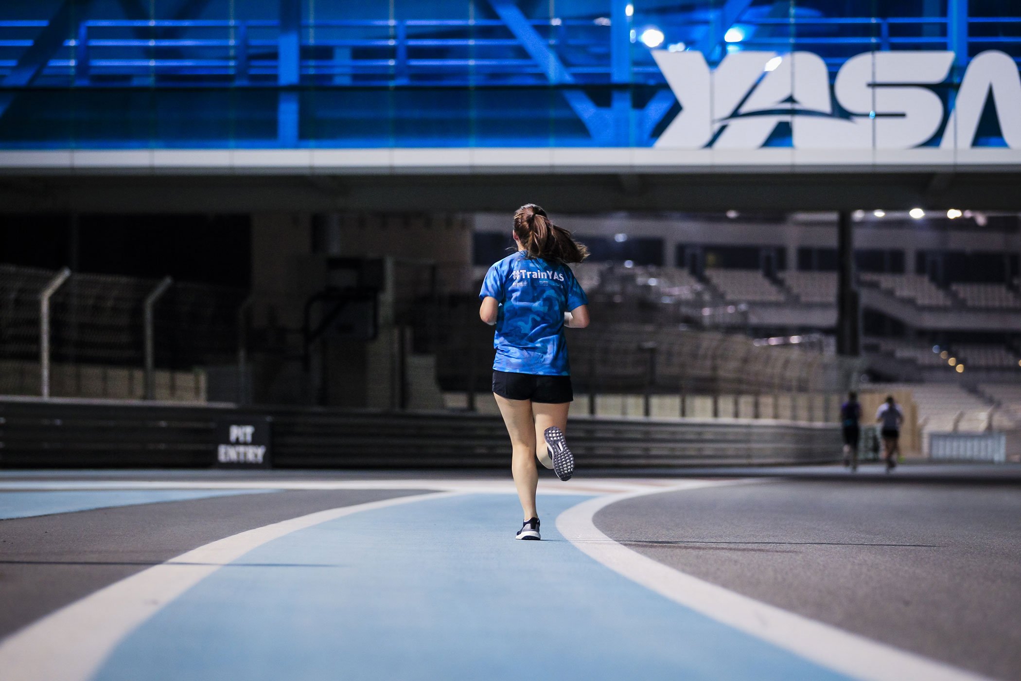 3. Night workouts on an F1 track