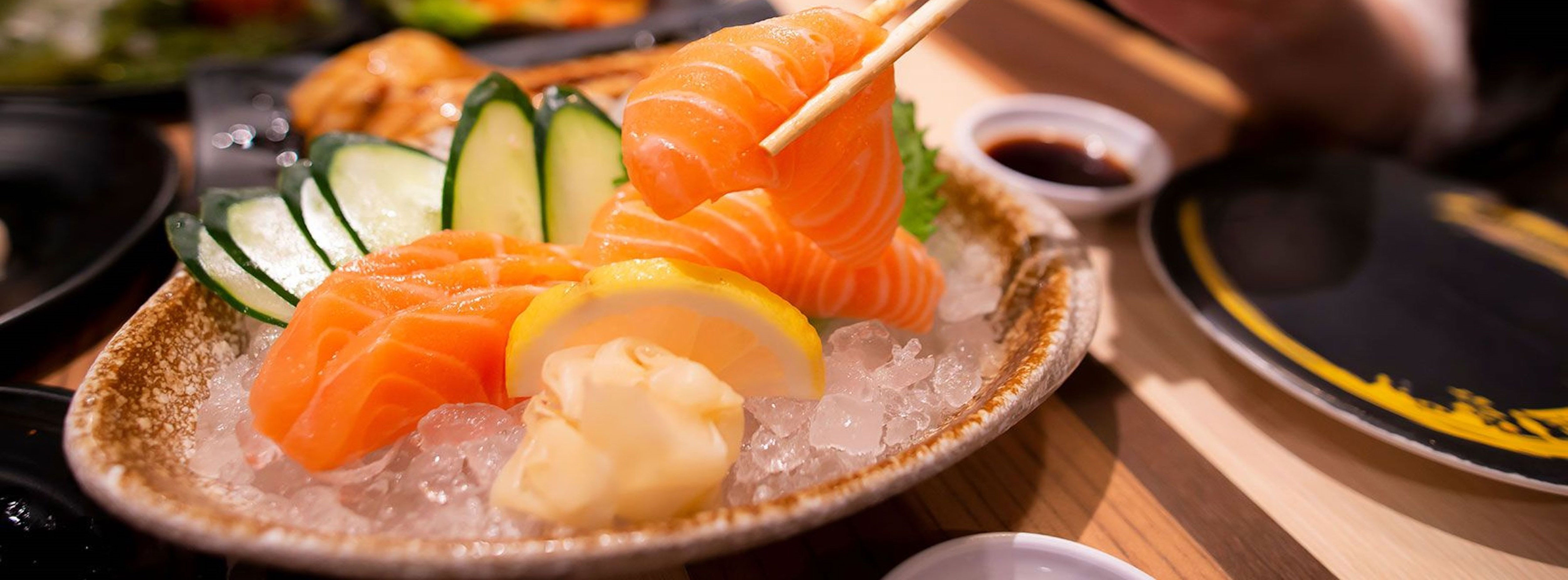 99-sushi-bar.jpg Un piatto di sushi al ristorante stellato 99 Sushi Bar & Restaurant di Abu Dhabi 