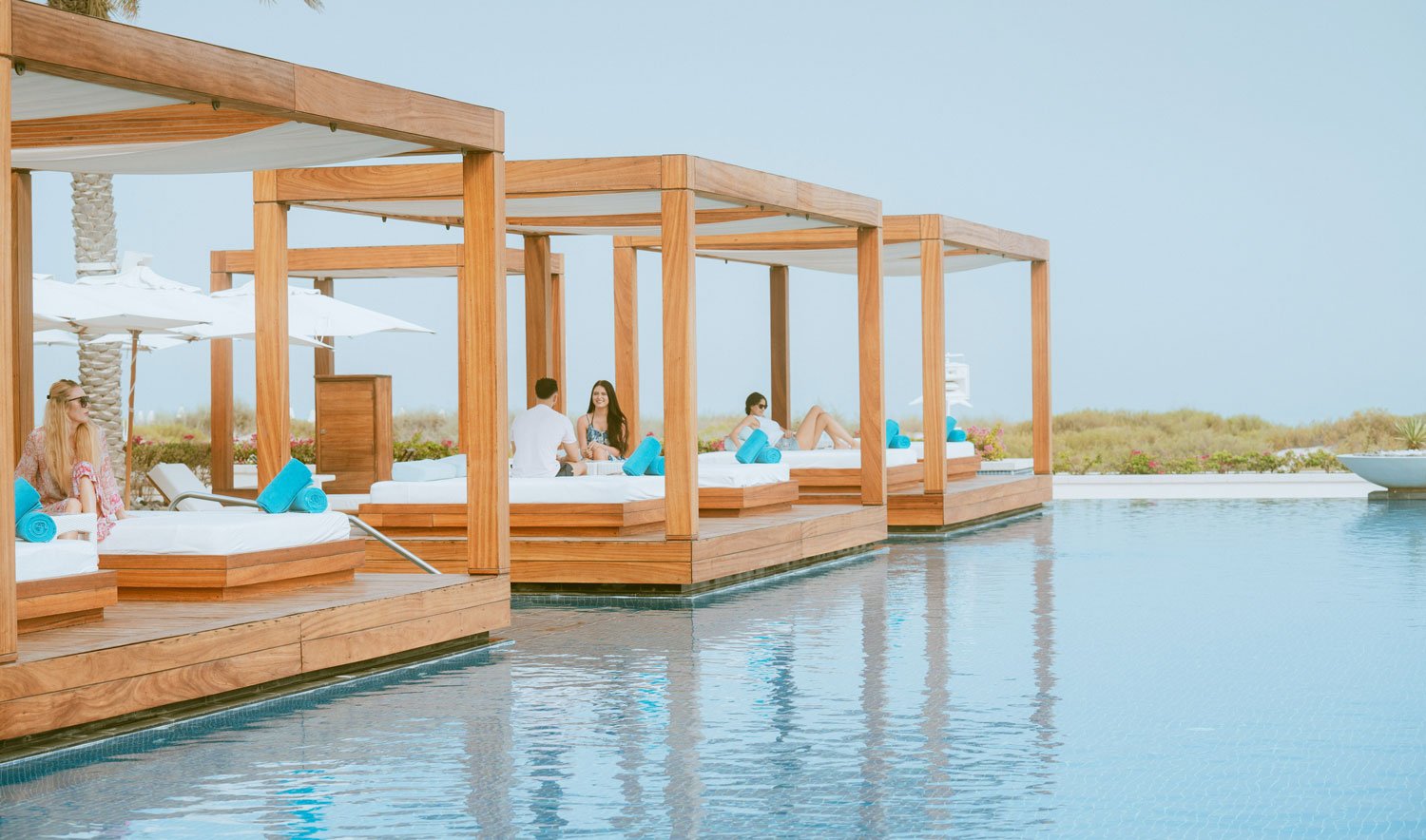 Check out the beach club