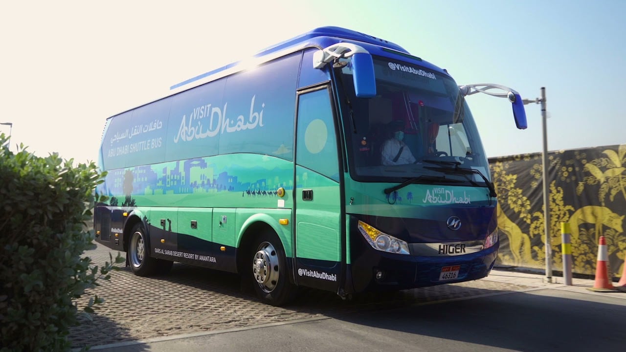 5. Visit Abu Dhabi Shuttle Bus