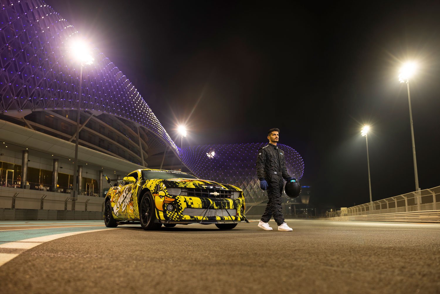 Feel the speed at Yas Marina Circuit