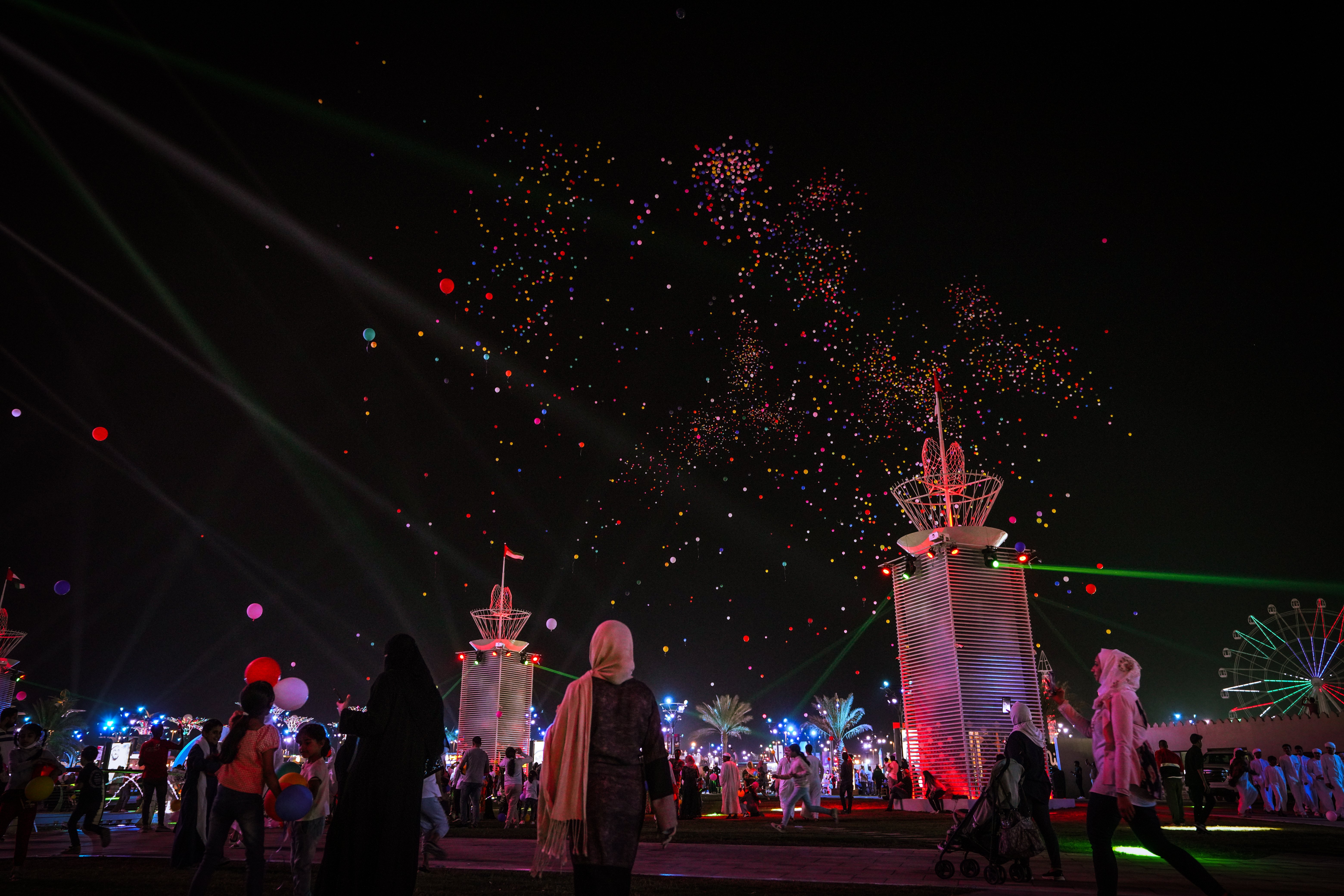 Option A: Immerse in culture at the Sheikh Zayed Festival 