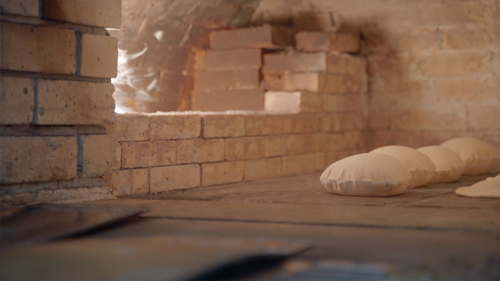 Traditional oven built from stone at Al Sultan Bakeries and Markets