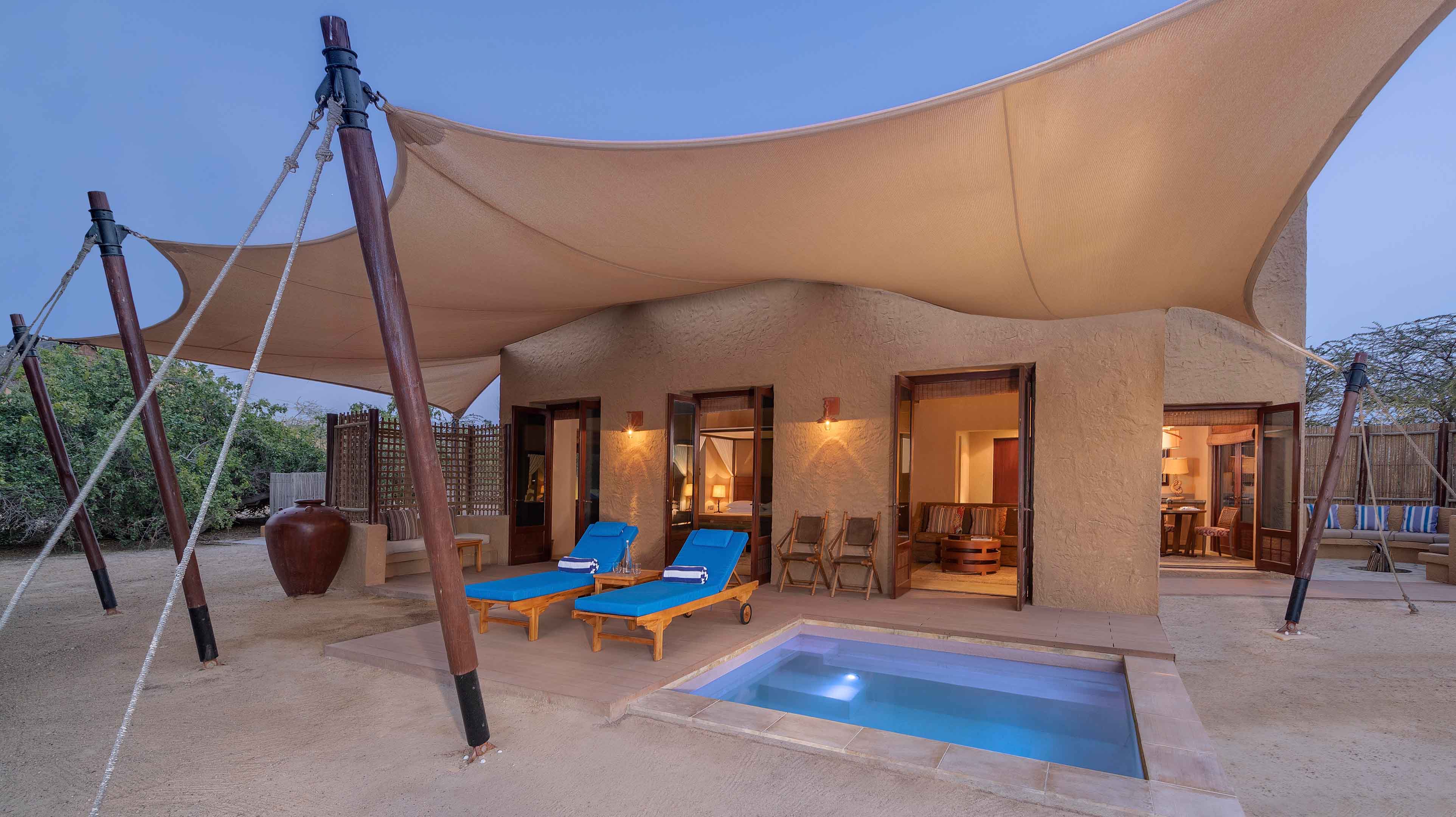  Les villas de luxe ont à leur disposition une piscine privée